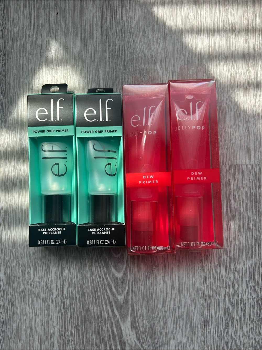 ELF Power Grip Primer & Jelly Pop Dew Primer Lot